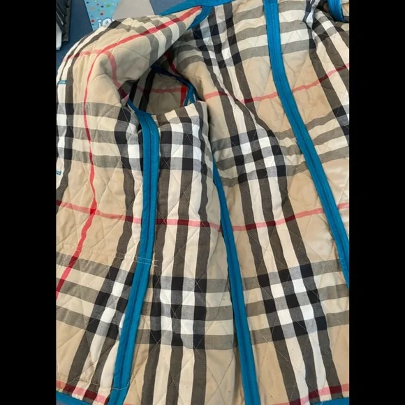 BURBERRY Brit Authentic quilted teal blue jacket. Excellent condition- - Picture 7 of 7